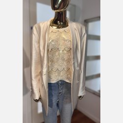 Smuk blazer i elfenben
