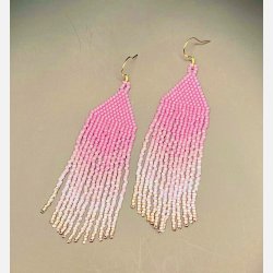 Bohemian Tassels Bubblegum Pink