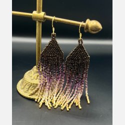 Bohemian Tassel Copper Lilac