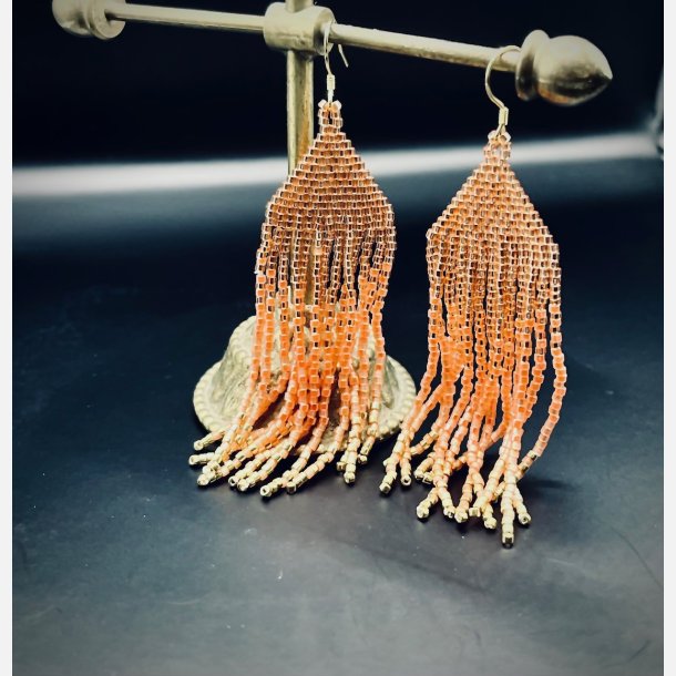 Bohemian Tassels Copper Salmon