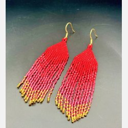 Bohemian Tassel Devilishly Red