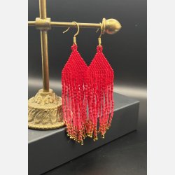 Bohemian Tassel Devilishly Red