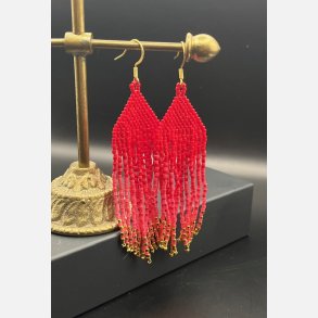 Bohemian Tassel Devilishly Red