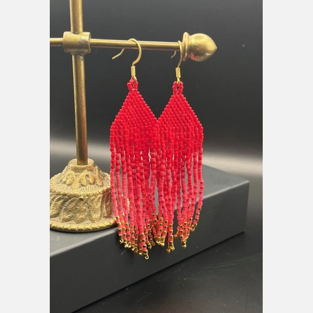 Bohemian Tassel Devilishly Red