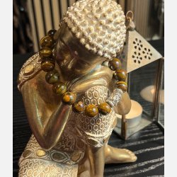 Herre armb�nd Buddha Tigereye