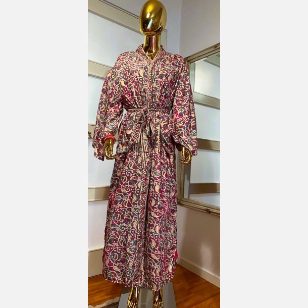 Indisk silkekimono