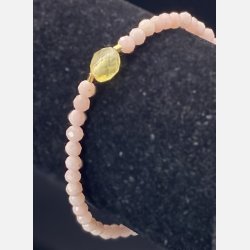 Pink opal og flourit