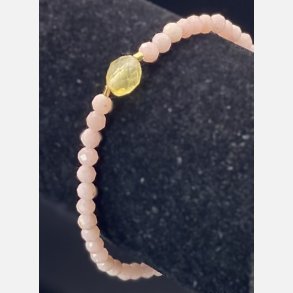 Pink opal og flourit