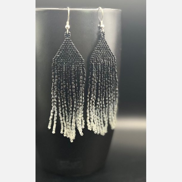 Bohemian Tassel Silver Strut