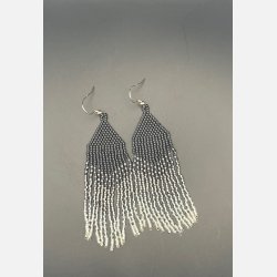 Bohemian Tassel Silver Strut